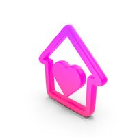Love Home Symbol PNG & PSD Images