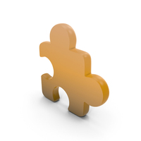 Puzzle Piece Glow Symbol PNG & PSD Images