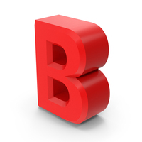 Red Letter B PNG & PSD Images