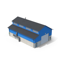 Blue Industrial Building PNG & PSD Images