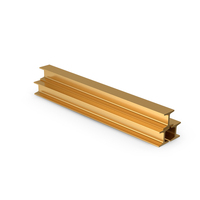 Gold I-Beams PNG & PSD Images