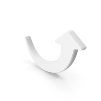 White Move Up Arrow Symbol PNG & PSD Images