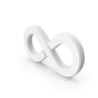 White Infinity Symbol PNG & PSD Images