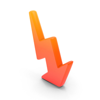 Lightning Arrow Symbol PNG & PSD Images