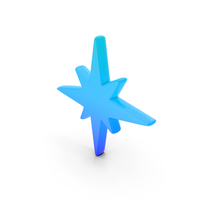 North Star Glow Symbol PNG & PSD Images