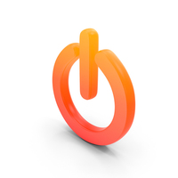 Power On Off Glow Symbol PNG & PSD Images