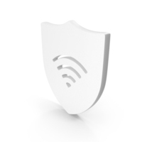 White Internet Protection Icon PNG & PSD Images