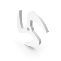 White Ninja Star Icon PNG & PSD Images
