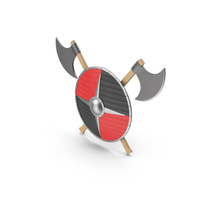Viking Shield And Axes PNG & PSD Images