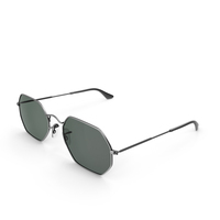 Fashion Metal Sunglasses PNG & PSD Images