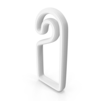 White Door Hanger Outline Symbol PNG & PSD Images