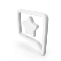 White Review Chat Symbol PNG & PSD Images