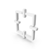 White Square Target Symbol PNG & PSD Images