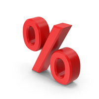 Red Percentage PNG & PSD Images