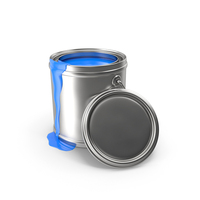 Blue Paint Can PNG & PSD Images