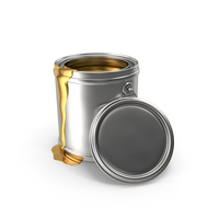 Gold Paint Can PNG & PSD Images