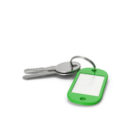 Green Hotel Room Keys PNG & PSD Images