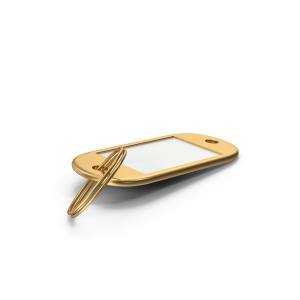 Gold Key Tag PNG & PSD Images