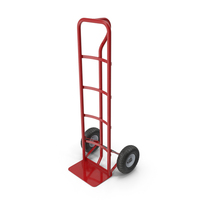 Red Hand Truck PNG & PSD Images