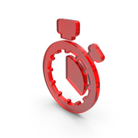 Glass 20 Minutes Stopwatch Icon PNG & PSD Images