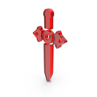 Fairytale Kendo Sword Icon Glass PNG & PSD Images