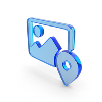 Glass Image Geolocation Icon PNG & PSD Images