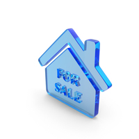 House For Sale Icon Glass PNG & PSD Images
