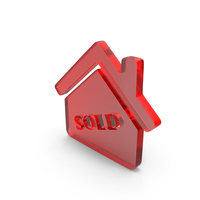 Glass House Sold Icon PNG & PSD Images
