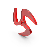 Glass Ninja Star Icon PNG & PSD Images
