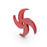 Glass Ninja Star Icon PNG & PSD Images