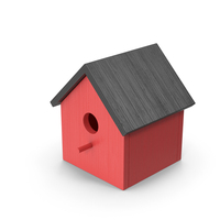 Red Birdhouse PNG & PSD Images