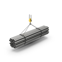 Crane Hook And Hanging Iron Pipes PNG & PSD Images