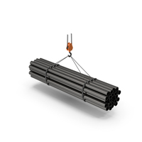 Crane Hook And Iron Pipes PNG & PSD Images