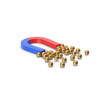 Magnet And Gold Balls PNG & PSD Images