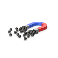 Magnet And Balls PNG & PSD Images