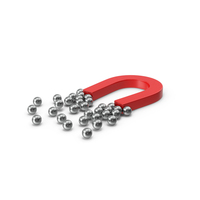 Magnet And Balls PNG & PSD Images