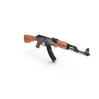 Kalashnikov AK-47 Assault Rifle PNG & PSD Images