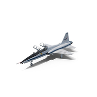 NASA T-38 Talon Trainer Jet White PNG & PSD Images