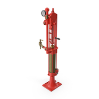 Retro Self Measuring Gas Pump PNG & PSD Images