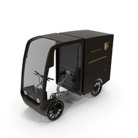 UPS Delivery Bike EAV PNG & PSD Images
