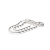 Footprint Shaped Paper Clip PNG & PSD Images