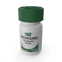 Migraine Relief Jar PNG & PSD Images