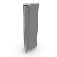 Locker White Open PNG & PSD Images