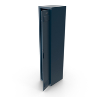 Locker Blue Open PNG & PSD Images