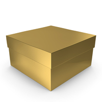 Gold Gift Box PNG & PSD Images