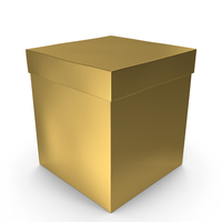 Gift Box Gold PNG & PSD Images
