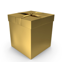 Gold Gift Box PNG & PSD Images
