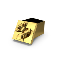 Gold Gift Box PNG & PSD Images