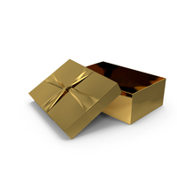 Gold Gift Box PNG & PSD Images