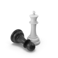 Chess King Defeat Pawn PNG & PSD Images